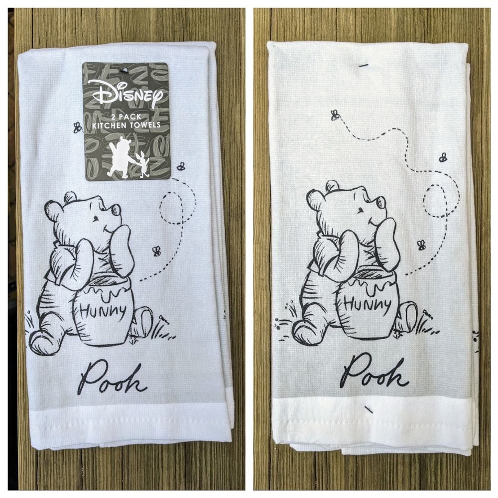 Winnie The Pooh Disney Kitchen Towels - Set of 2